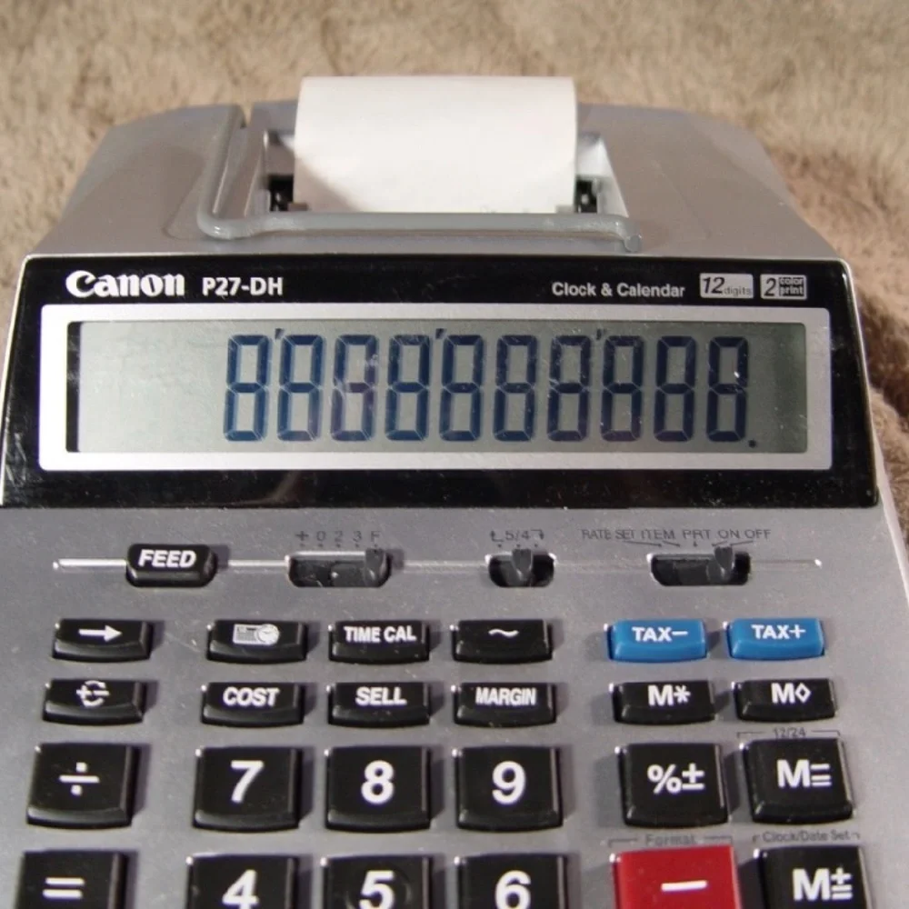 Canon P27-DH Printing Calculator Works!